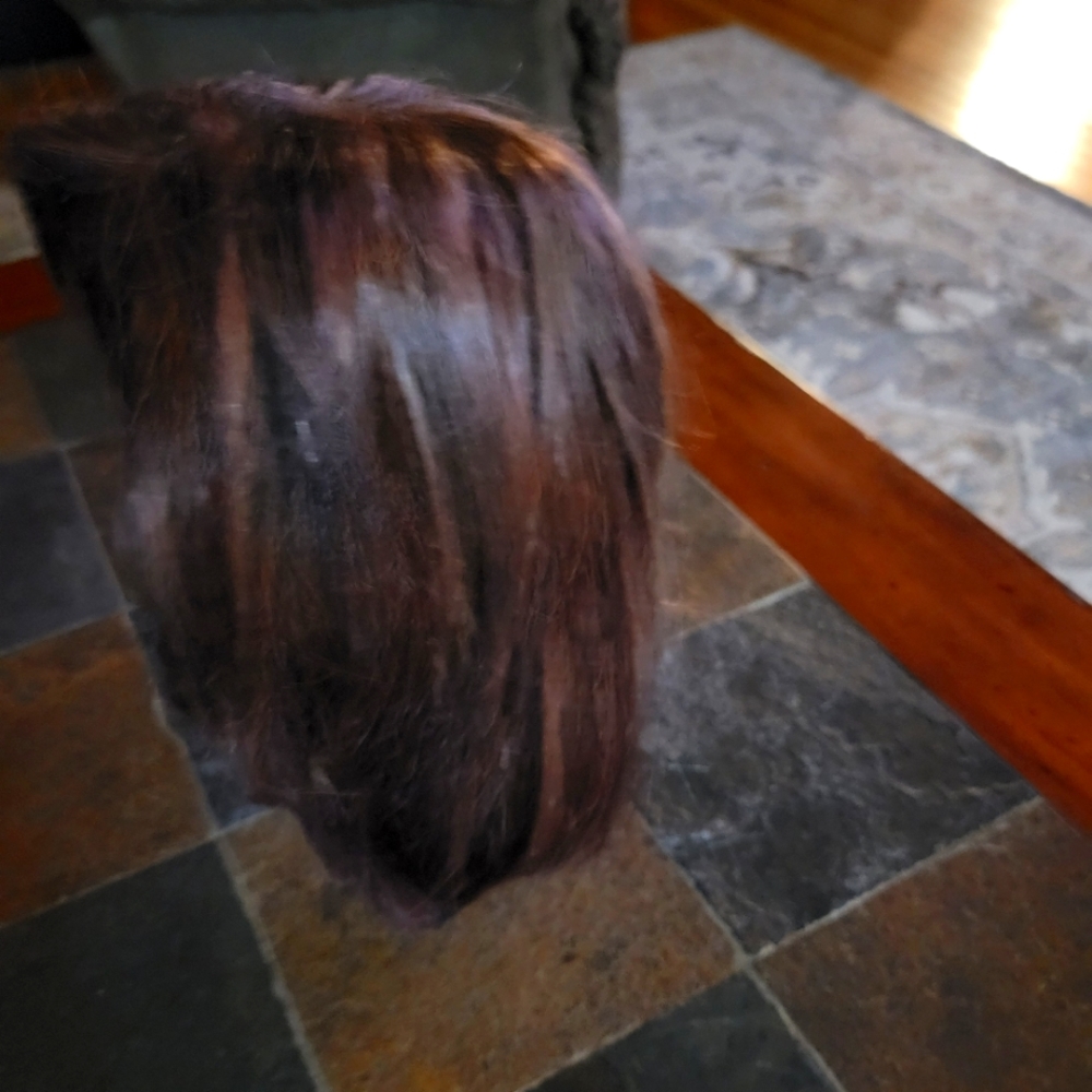 Beautiful real hair size small wig. Lace front.